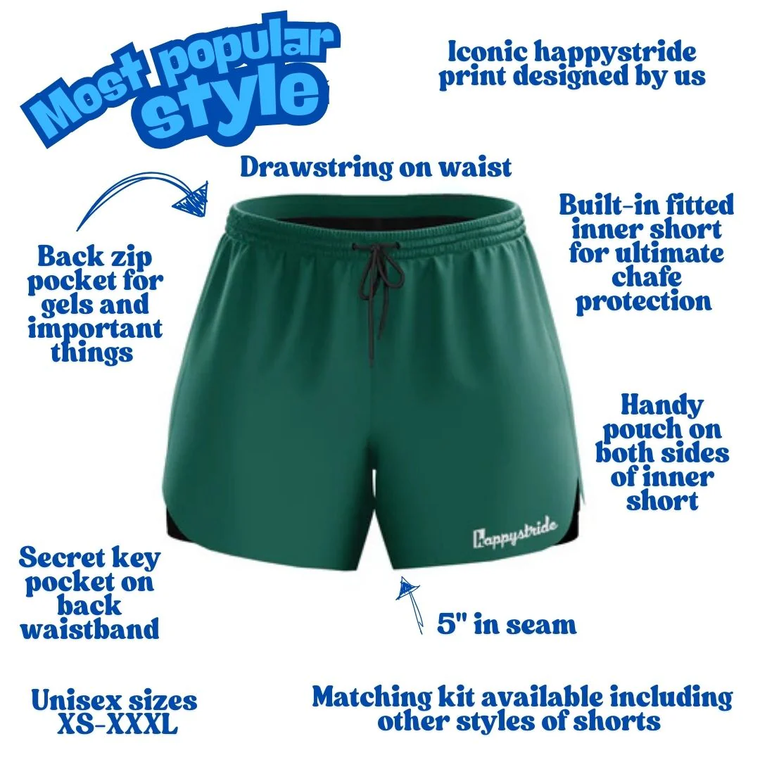 ''Basic b*tch'' forest green classic shorts - Image 2
