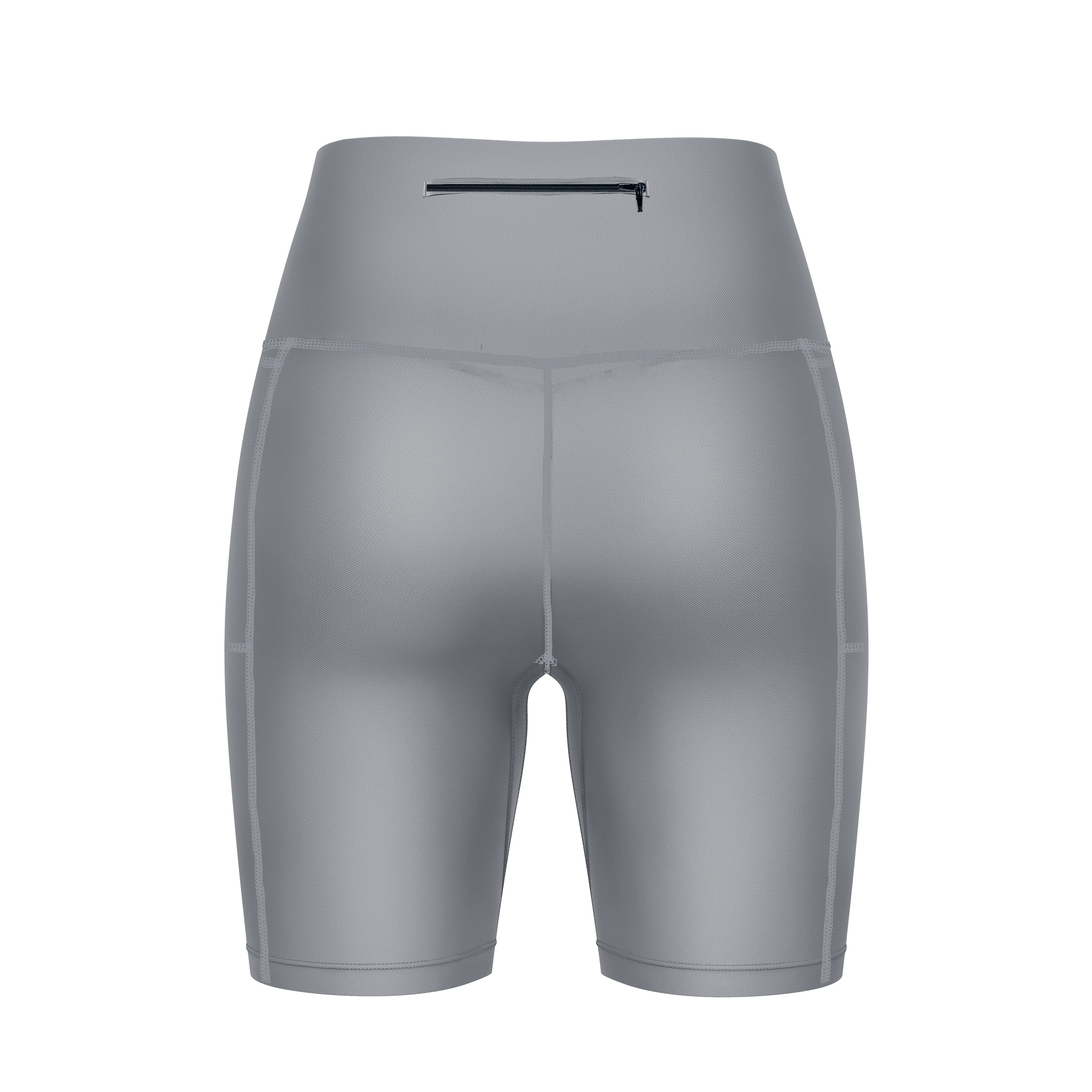 ''Basic b*tch'' grey fitted shorts - Image 8
