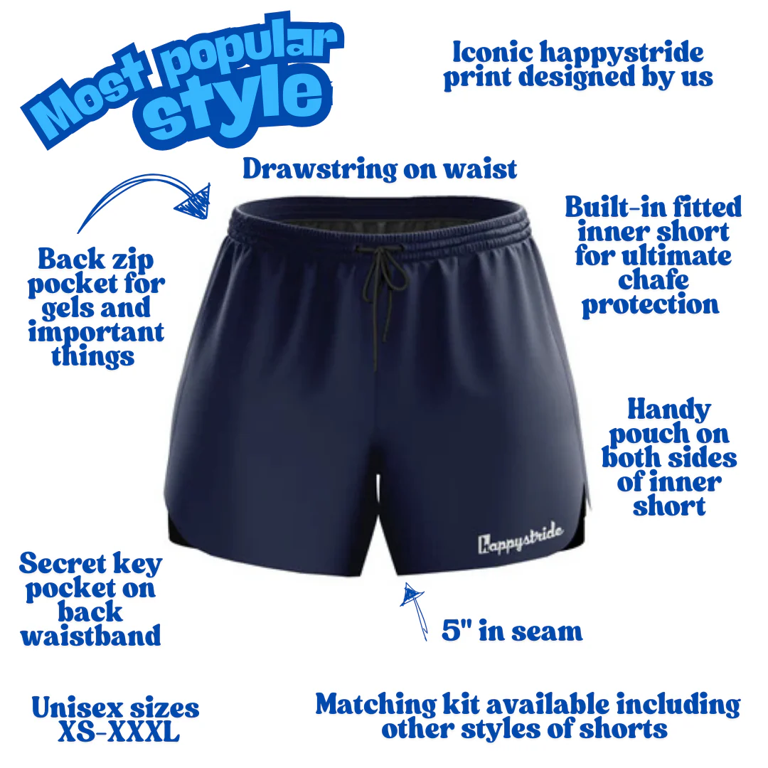 ''Basic b*tch'' navy blue classic shorts - Image 2