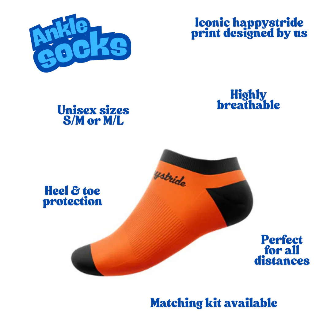 ''Basic b*tch'' orange ankle socks - Image 2