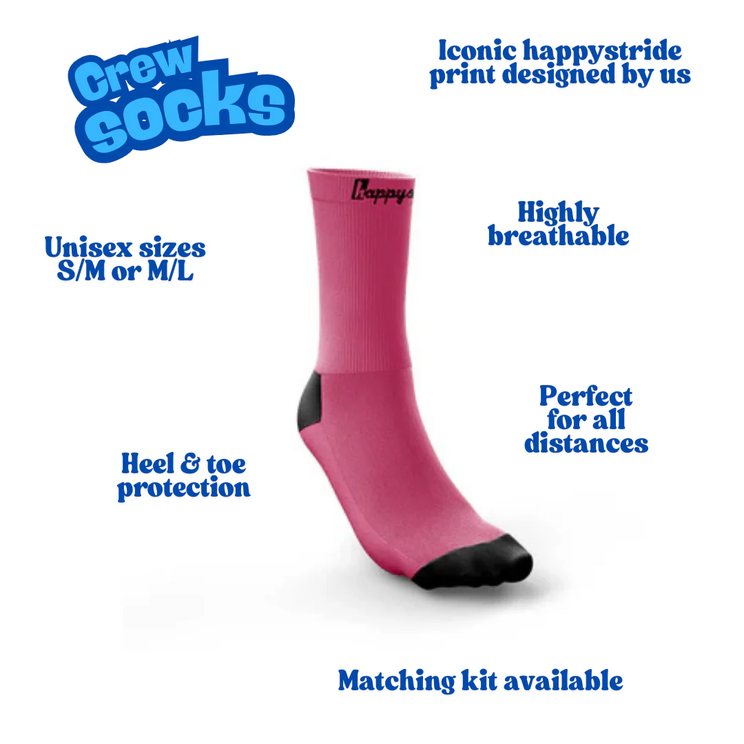 ''Basic b*tch'' pink crew socks - Image 2