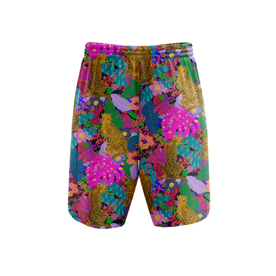 "Cheetahs always win" fitness shorts (7") - Image 8