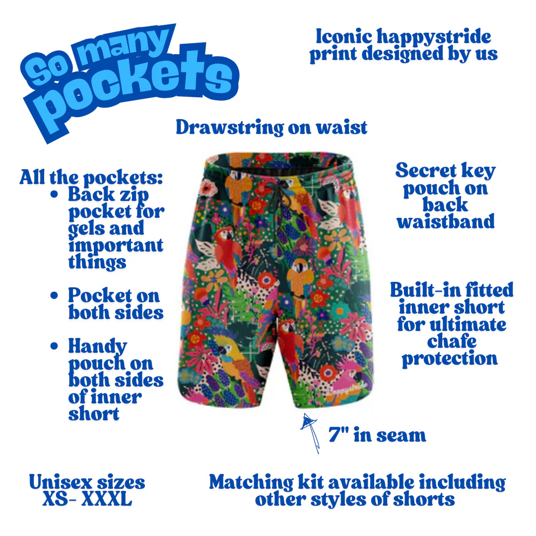 "Jungle jives'' fitness shorts (7") - Image 2