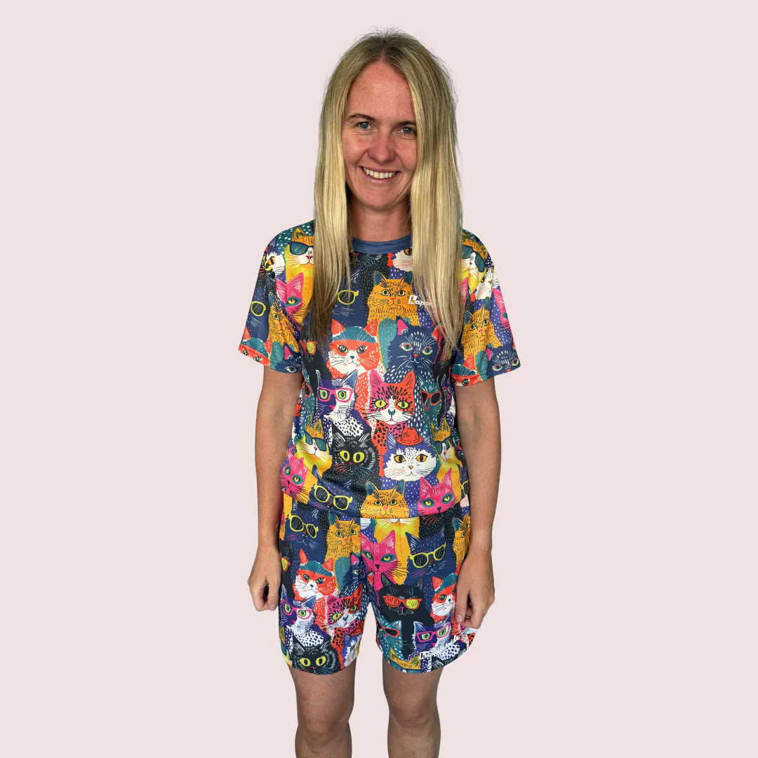 "Meow meow'' fitness shorts (7") - Image 5