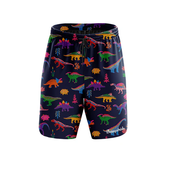 "Mighty dino'' fitness shorts (7")