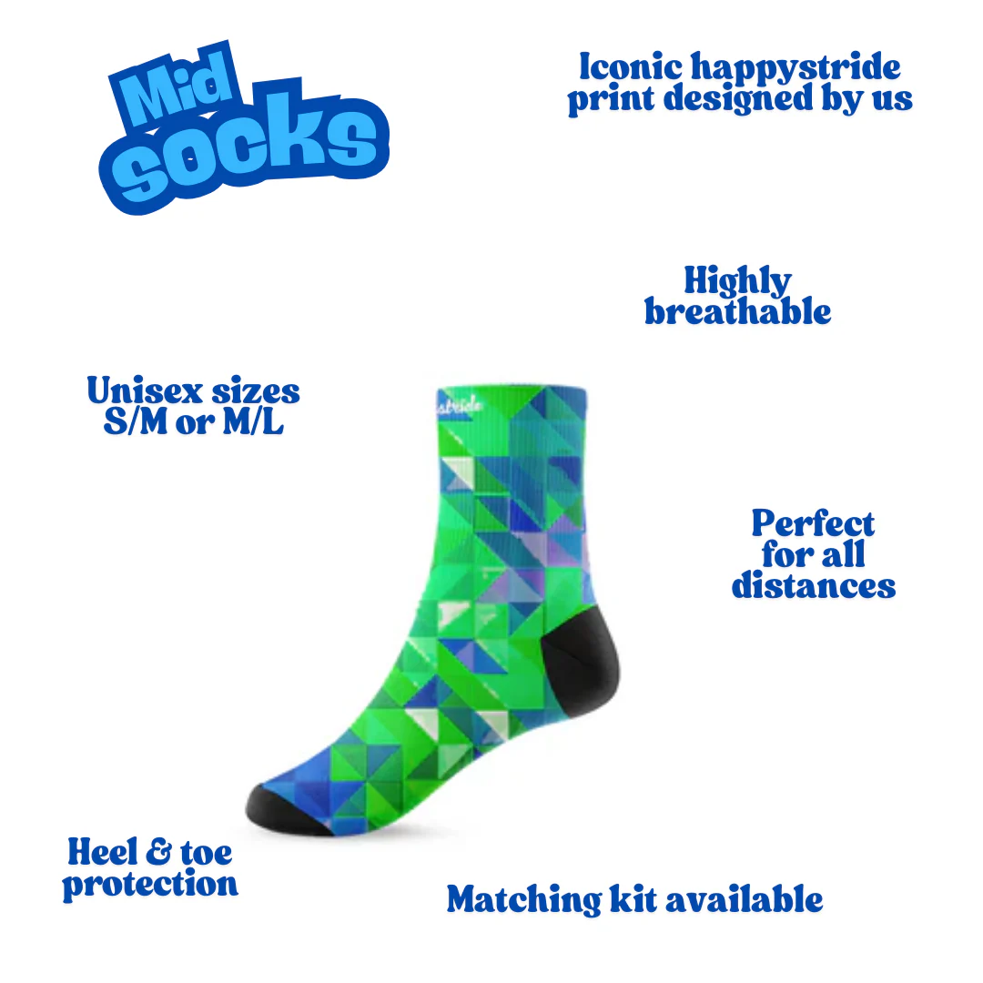 ''Neo geometric"  mid socks - Image 2
