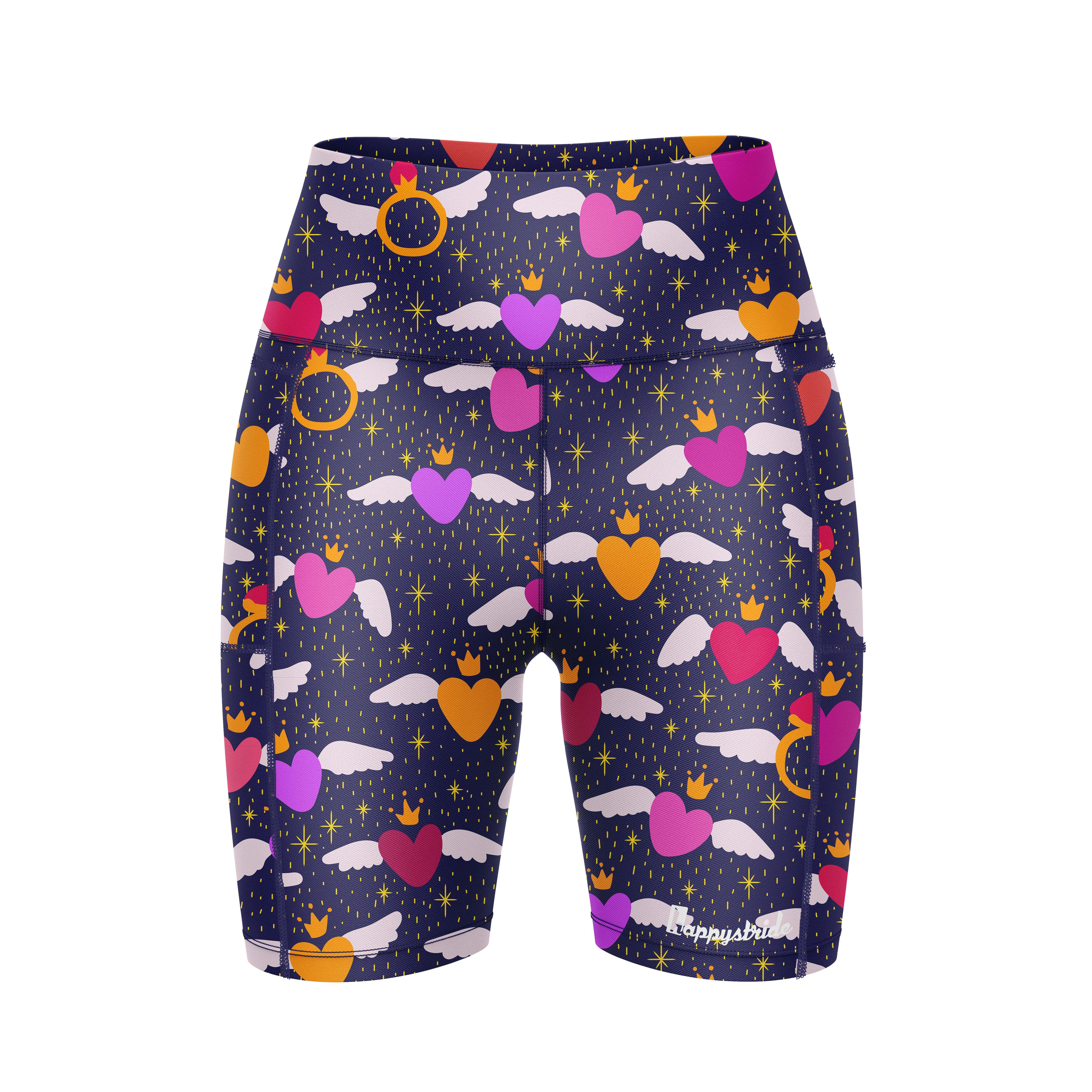 "Fly high Ruby 💛'' fitted shorts