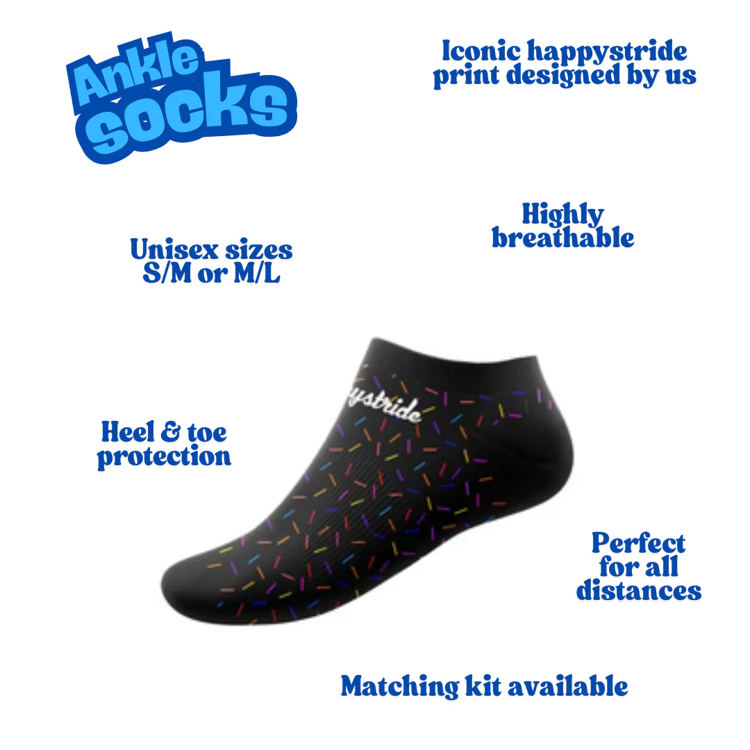 ''Sprinkle-of-joy'' black ankle socks - Image 2