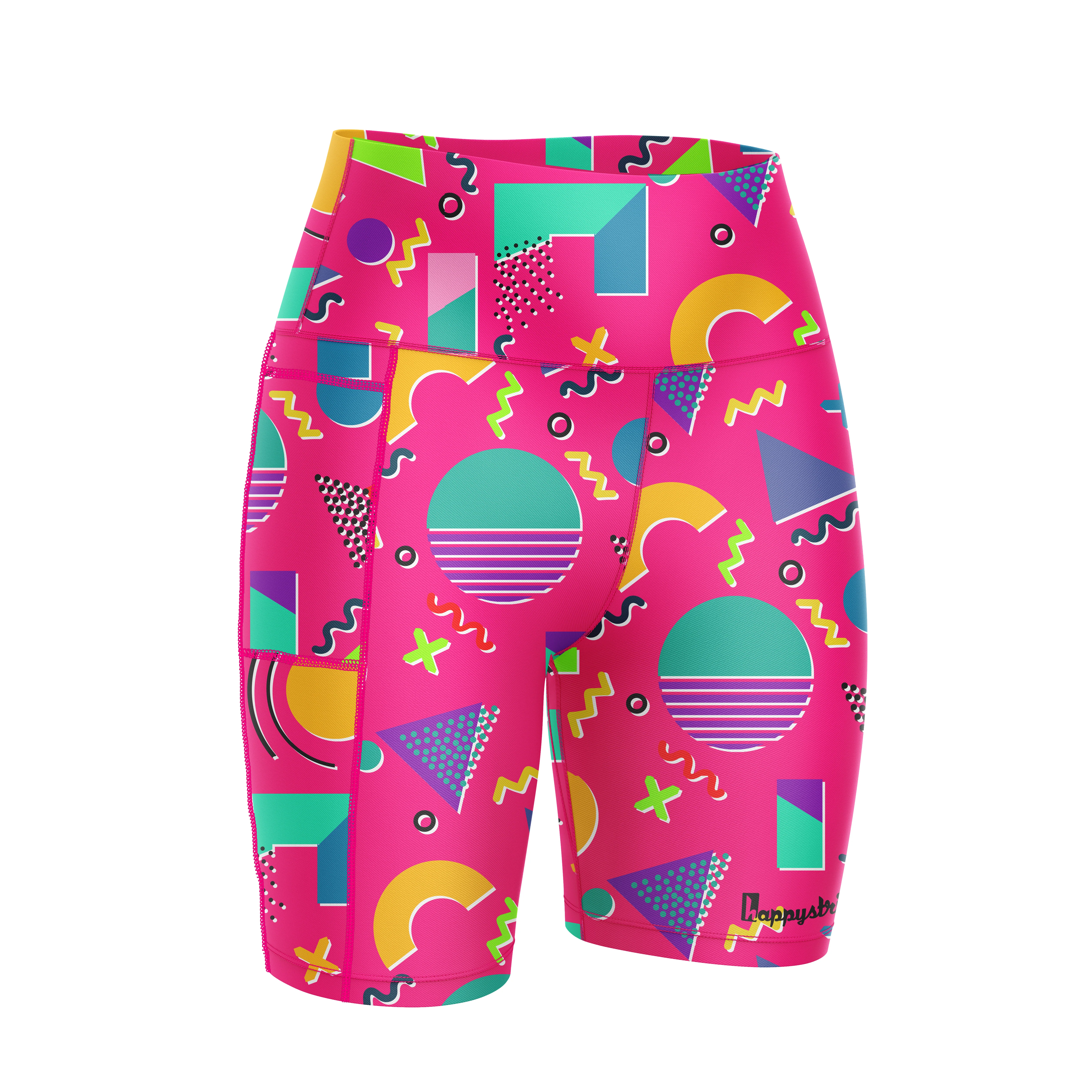 ''Throwing shapes'' fitted shorts - Image 6